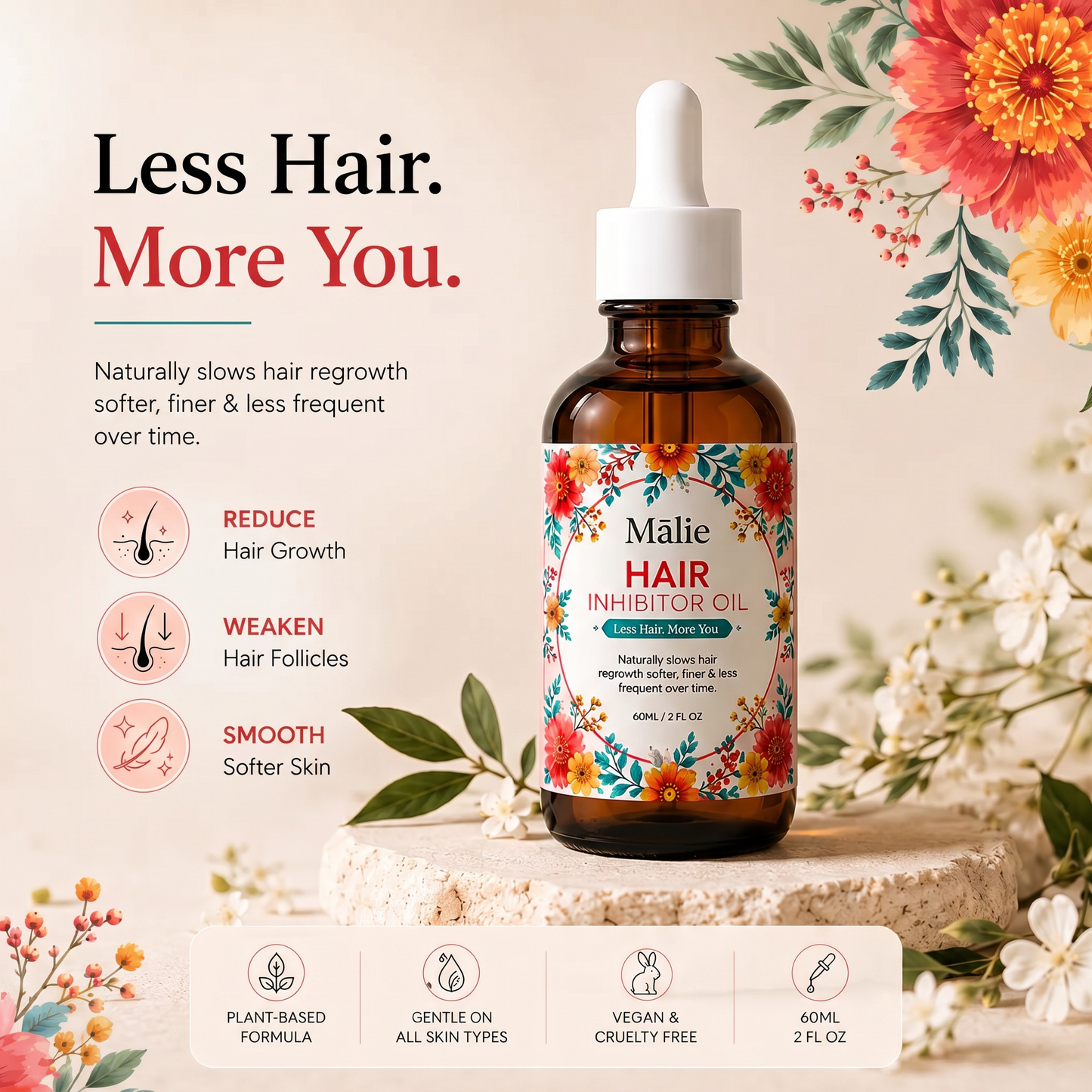 Mālie Hair Inhibitor Oil